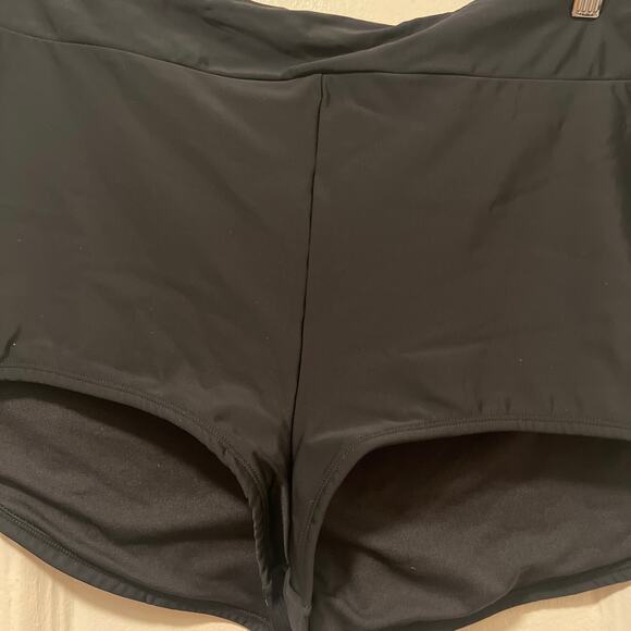 Academy Indigo Sky Plus Banded High Waist Boyshort Swim Bottoms NWT Size 2X - Picture 3 of 5